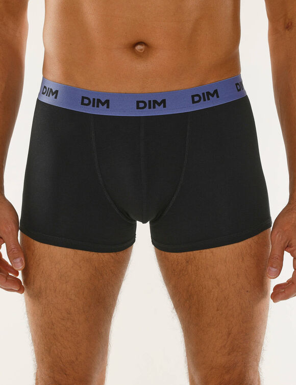 Boxer Mix And Colors DIM - lot de 3  (noir + bleu + jaune) Boxer Mix And Colors DIM - lot de 3  (noir + bleu + jaune)